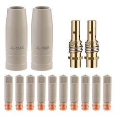 Welding Knight Mig Welding Tips with Non-stick Coating, Ceramic Welding Nozzle R