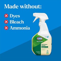 Cloroxpro Clorox Ecoclean All-Purpose Cleaner Spray Bottle 32 Fluid Ounces Pack