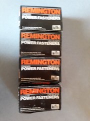 Remington 2 1/2″ Power Fastener, 4 boxes of 100