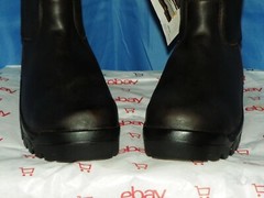 REFRIGIWEAR VIBRAM MEN’S LEATHER STEEL TOE BOOTS SIZE 13 200GRAMS THINSULATE NEW