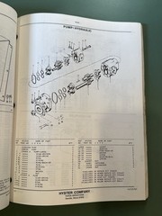 1989 Hyster Challenger H150E H250E P125 P180A Forklift Parts Manual 599024