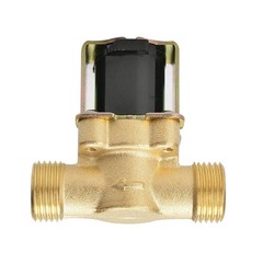 DC12V 1/2 Inch Brass Electric Solenoid Valve Normally Closed For Water 0.8Mpa