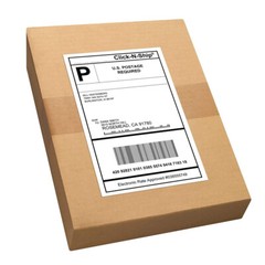 50-1000 Shipping Labels 8.5″ x 5.5″ Half Sheets Blank Self Adhesive 2 Per Sheet