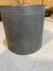 Reducing Coupling: Forged Steel, 3 in x 2 in Female NPT x Female NPT (N3)
