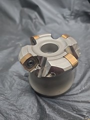 Hitachi IASDF5048R-4 Indexable Face Mill 4 Insert Cutter CNC Milling Tool.