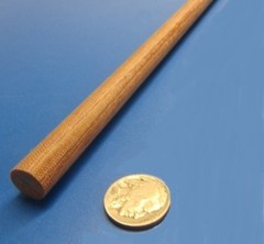 Phenolic Micarta CE Canvas Rods .500 (1/2″) Diameter x 12″ Long