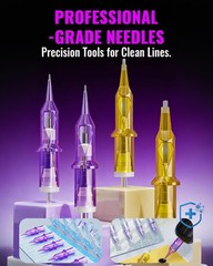 Neebol Wireless Tattoo Gun Kit with Color Screen, Cordless L, Purple