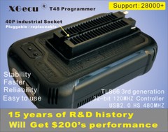 XGecu T48 (TL866-3G) Programmer EEPROM AVR PIC SPI Flash BIOS NAND EMMC +7 parts
