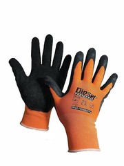 12 Pair Diesel Safety Gloves Latex or Nitrile Coated Grip Cut Resistant Gloves