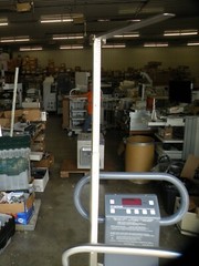 SCALE TRONIX 6702 MEDICAL WHEELCHAIR PLATFORM SCALE W/ HEIGHT MEASUREMENT BAR