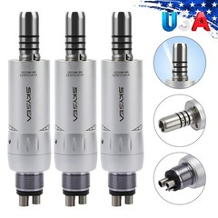 3 PCS Dental Low Speed Handpiece E-type Air Motor 4Hole Internal Spray fit KAVO