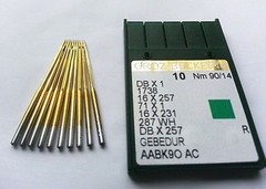 100pc GROZ-BECKERT 80/12 Titanium Plated DB1 DBX1 1738 Industrial Sewing #lk