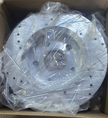 Detroit Axle Front Brake Pads & Rotors: Jeep Wrangler -07-17 & Wrangler JK-2018