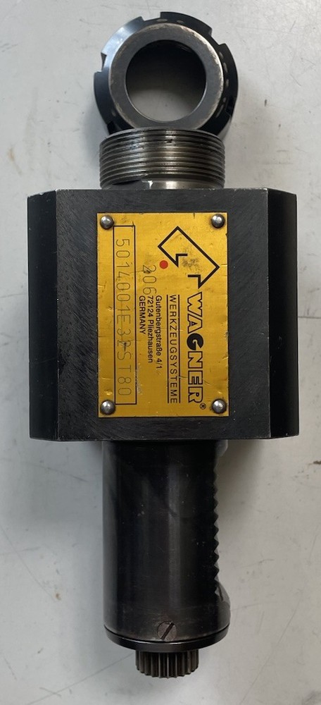Driven tool VDI 40 recording live tool DIN 5480 Sauter ER 32
