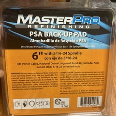 MasterPro 6″ Hook and Loop Back-up Pad 6PSABP