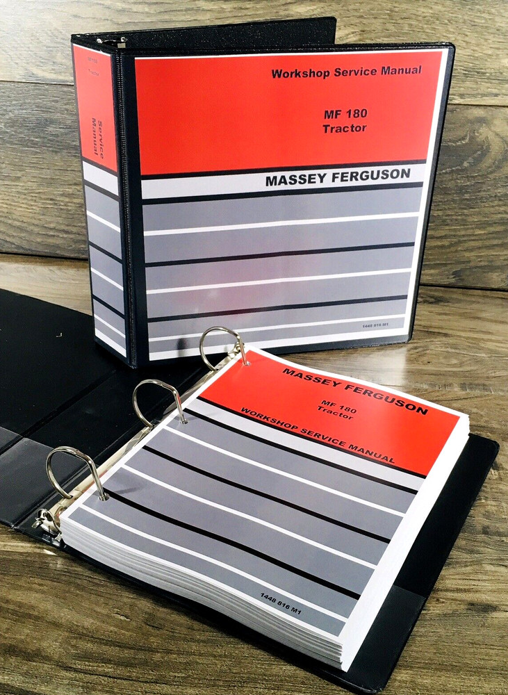 Massey Ferguson 180 Tractor Service Repair Shop Manual Technical Workshop Mf180