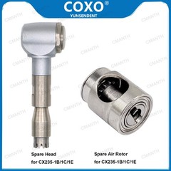 COXO Dental Contra Angle Straight Handpiece Fiber Optic 1:1 Inner Channel E Type