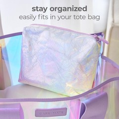 Case-Mate Essential Crinkle Makeup Bag – Waterproof Zipper Pouch – Daily Use …