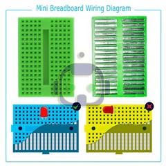 6pcs White Breadboard SYB-170 Tie-points Solderless Prototype PCB Circuit Board