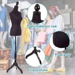 Share Mannequin Body Dress Form Torso Female Manikin 49.6-63.4 Inch Height Adjus