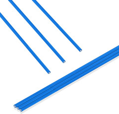 10 Pcs Sticks AWS Bag Silver Alloy Brazing Rods 18″ Flux Coated Solder Copper (4