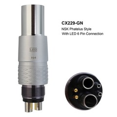 BEING COXO Dental Quick Coupler 4 Hole 6 Pin LED for KAVO MULTIflex NSK Sirona