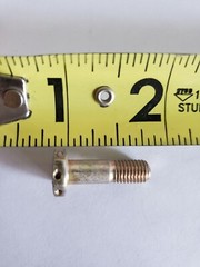 NAS1304-7H Hex Bolt 1/4-28 X 57/64 Drilled Head Plated Steel – Lot of 4