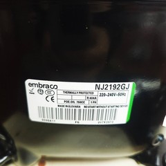 New NJ2192GJ 1HP for Refrigeration compressor 220-240V 50Hz