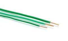 THHN / Building Wire – Green Jacket – 10 Gauge Solid Copper UL UV – 75 Ft