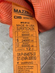 mazzella p-954875-09 st-enr-30000 supertechlon sling 30000 Vertical 12ft