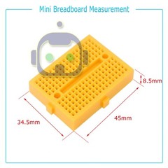 6pcs White Breadboard SYB-170 Tie-points Solderless Prototype PCB Circuit Board