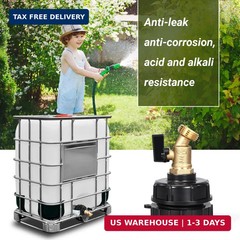 IBC Tote Adapter, 275-330 Gallon ibc tote fittings 2.36″ Fine Thread Tote Valve