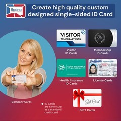 Bodno Magicard Pronto 100 ID Card Printer Complete Supplies Package ID Software.