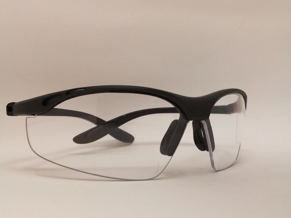 Mag Readers 250-25-0015 Semi-Rimless Safety Readers with Black Frame 2 PACK