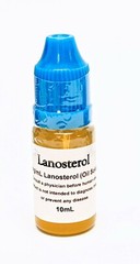 10mL Lanosterol 50 mg (5.0 mg/mL) Oil Soluble in Sealed Dropper Bottle
