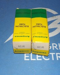 Lot of 2 NIB Amperex 6CJ6 Electron Vacuum Tube + 90 Day Warranty