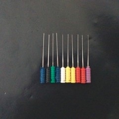 1 Box Dental Nerve Barbed Broaches Endodontic Needles Root Canal 21/25mm #20-#60