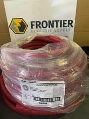 ABB Carlon 12007R-100 3/4in Red PVC ENT Flex-Plus 100ft Coil 90C Wire Rated NEW