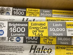 Halco LED Light Bulb 87102 12.5W T8 CCT, 48 Inch Dimming -25 PACK