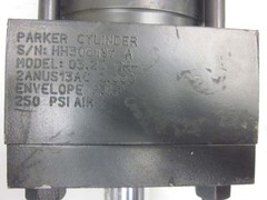 NEW Parker Series 2AN Pneumatic Cylinder CH2ANUS13AC 3.25 Bore 2.0 Stroke 250PSI