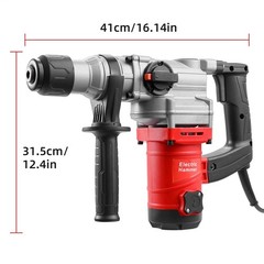 SDS-Plus Rotary Hammer Drill Corded Drills 1-1/4″ 4 Modes Chipping Hammers