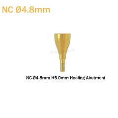 Dental Healing Abutment NC Ø3.6/4.8mm Dia Cover Screw fits ITI Straumann BL/BLT