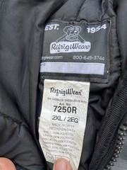 Refrigi Wear 7250R Insulated Bib Overalls Mens 2XL Gray High Visibility Safety