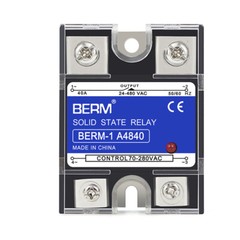SSR-10/25/40/60/80/100AA Single Phase Solid State Relay Module SSR AC to AC