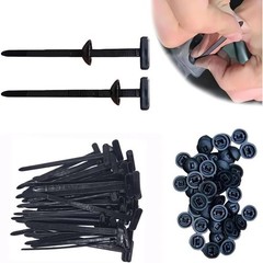 100PCS Nylon Universal Cable Heavy Duty Tie Buckle Self Locking Zip Ties Holder