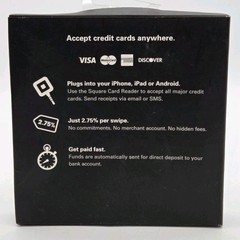 Square Credit Card Reader for iPhone, iPad and Android White