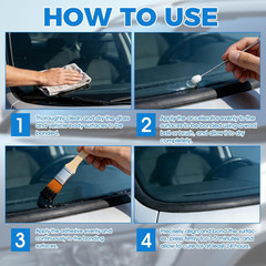Polyurethane Windshield Adhesive, Windshield Primer Car Window Sealant Quick Cur