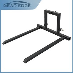 3 Pt Hitch Pallet Fork Attachments for Category 1 Tractors 1500LBS Adjustable