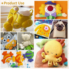 13 Rolls 8″X35″ 1.4Mm Thick Soft Felt Fabric Sheet 13 Assorted Yellow Series Col