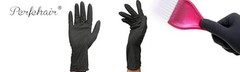 Bla Reble Latex Gloves, Sn Hair Color Dye Gloves-Medium